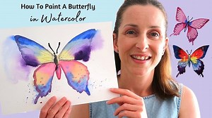 How To Paint a Butterfly 3 Ways : An Easy Beginner Watercolor Tutorial | Lindsey Dawn Art | Skillshare