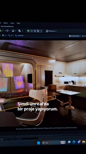Gece on Instagram: "Unreal Kullanmaya başlayalı bir kaç ay oldu ama üzerine oturup uğraştığım bir bu hafta vardır projemi render alamıyorum render mantığı asla Blender gibi değil ya da ben doğru kaynak bulamıyorum nereden baksam hep böyle oluyor :("