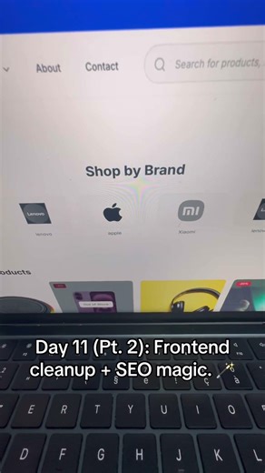 Day 11 (Pt. 2): Cleaning the code and crushing the SEO #fyp #aiagents #techtok #seo