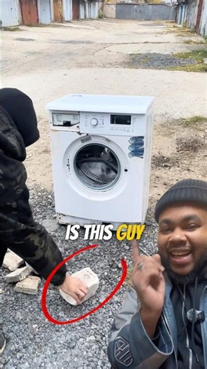 Brick in a washing machine? Why not? 😂 credit: kvadro_163rus