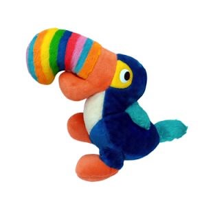 [Hot Item] Colorful Toucan Bird Animal Plush Soft Custom Toys
