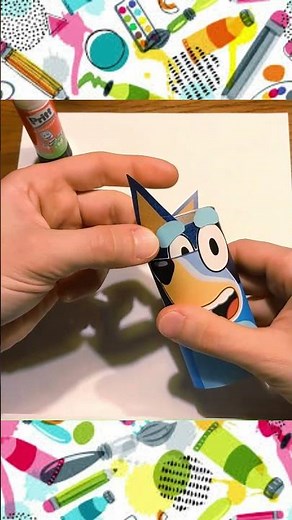 BLUEY craft🎈 - DIY Party Decor - play with Bluey #bluey #partydecorations #kidsparty #diy #shorts