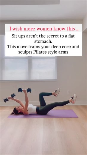 Danielle Felcher : Mom | Fitness | Health on Instagram: "Did you know?! 👀 Weighted dead bugs don’t just work your abs… they train your deep core where real strength is built 💥 ✔️ Strengthens deep core & lower abs ✔️ Supports your spine & protects your back ✔️ Improves posture & core control ✔️ Builds a strong, stable midsection 💡 But remember: Exercises strengthen the muscle. Diet + consistency are what help reveal it. Slow. Controlled. Intentional. That’s the key 💪🏻 💬 Comment FITNESS for