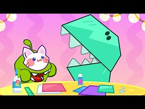 Arts & Crafts | 🐙 Om Nom Stories - Cut The Rope 🐙 | Preschool Learning | Moonbug Tiny TV