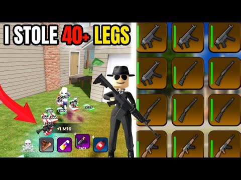 Stealing 40+ Legendary Guns in Blockspin Roblox (Again)