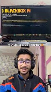 I Built a Full-Stack App Using One Command🤯 #blackboxcli #blacbox #ai #coding #viral #shorts