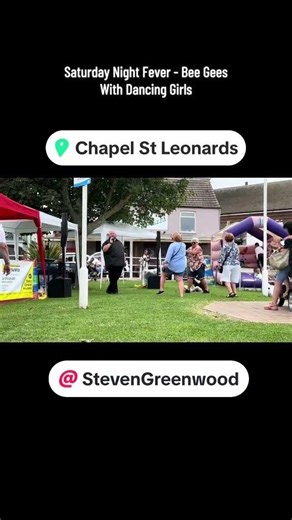 Stayin Alive by The Bee Gees performed by Steven Greenwood