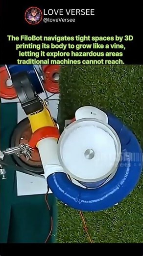 This Robot Moves by Growing Like a Plant. #shorts