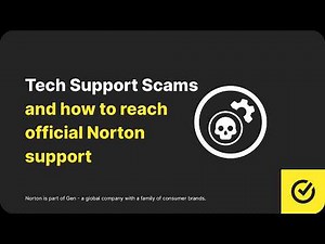 Tech Support Scams and how to reach official Norton support