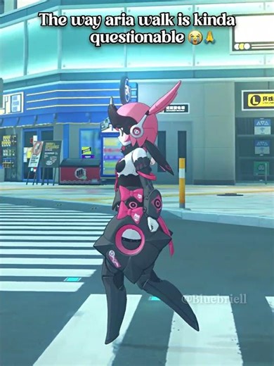 The way aria walk is kinda questionable... | Zenless zone zero #zenlesszonezero