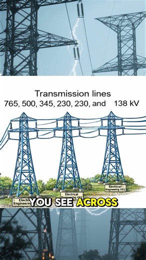 How Power Transmission Works ⚡ From Power Plant to Your Home Explained! #PowerTransmission