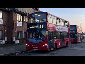 Full Route Visual - Route E2 - Brentford Lock to Greenford Broadway - VW1068 (LK60 AEP)
