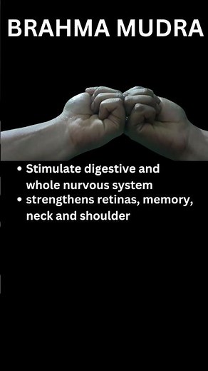 Brahma Mudra - powerful mudra