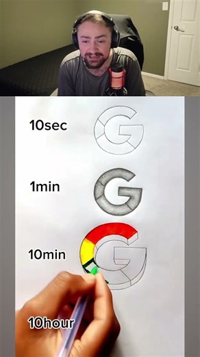 How To Draw Google Logo! 😳🤯 #shorts