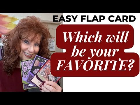 Create a Quick Flap Card that is EASY - you can do this!