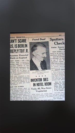 NIKOLA TESLA–THE WEAPON THAT VANISHED#NikolaTesla#Teleforce#MisteriSejarah#DarkHistory#IlmuwanJenius