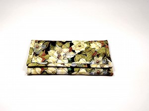 Magnolias Floral Wallet Quilted Women's Trifold Soft Fabric Zipper Pocket Wallet - Etsy