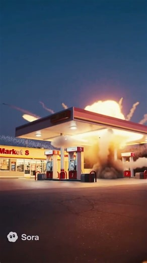 Jetpack Accident at the Gas Station!