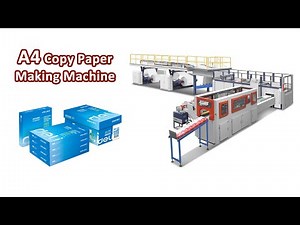 Full Automatic A4 Copy Paper Production Line,High Speed Copy Paper Making Machine