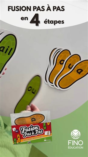 👣✨ Fusion pas à pas, c’est aussi simple que ça! ✨ Dans cette vidéo, on te montre comment utiliser le matériel en 4 étapes faciles : 1️⃣ Tu choisis les graphèmes complexes à travailler 2️⃣ Tu sélectionnes les consonnes ou groupes consonantiques à fusionner 3️⃣ Tu crées un parcours (au sol… ou même au mur!) 4️⃣ Tes élèves fusionnent les sons en marchant sur les pas Résultat? Des élèves actifs, engagés… et qui apprennent à lire en bougeant. Parfait pour les apprentis lecteurs et les élèves qui ont