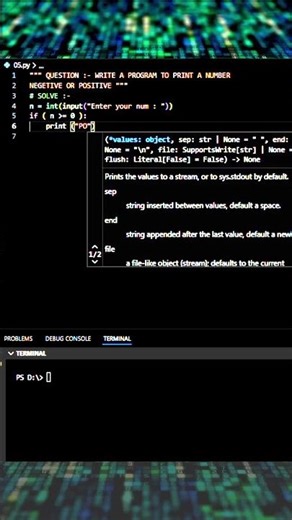 Reverse a short method in 20 second #python #shorts #coding #hellocoders