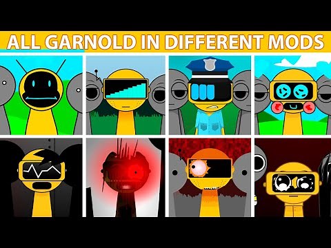 Incredibox Sprunki ALL GARNOLD in Different Mods