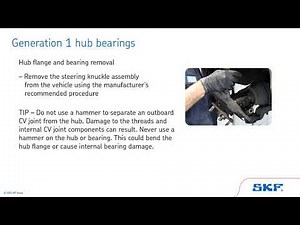Chapter 5 SKF heavy duty training generation 1 hub bearings (HD)