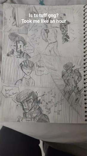 Kira vs josuke hand drawn part 1 #jojosbizarreadventure #jjba#jojos#jjbafanart #josuke#killerqueen