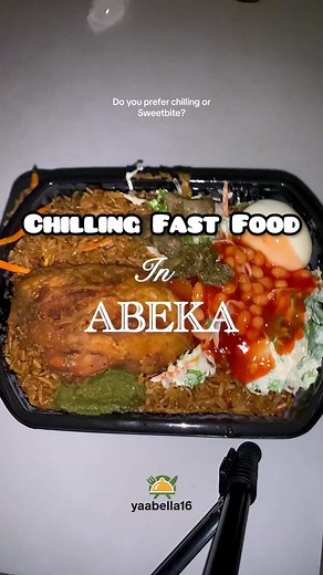 Chilling Fast Food Review: Abeka Market Experience