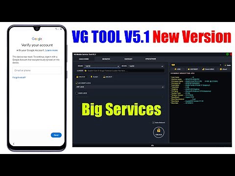 VG Mobile Service Tool V5.1!! For All Samsung, Huawei, Redmi, Oppo FRP Unlock, Screen , mi account