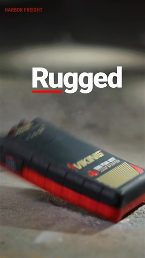 Jump start vehicles up to 3.5L gas or 2.4L diesel engines up to 30 times per charge with a compact and safe charger that fits in a glovebox. | Harbor Freight