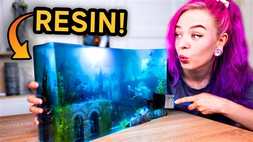 I painted a 30 pound underwater resin diorama!