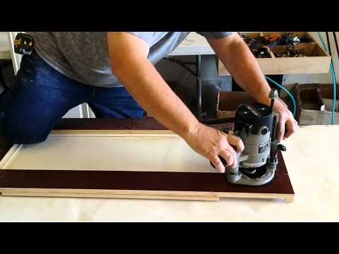 Premium Cabinets | How to route out doors for glass