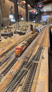 N scale double stack train. #bnsf #nscale #trains #freighttrain #railroad | Garret Hauser