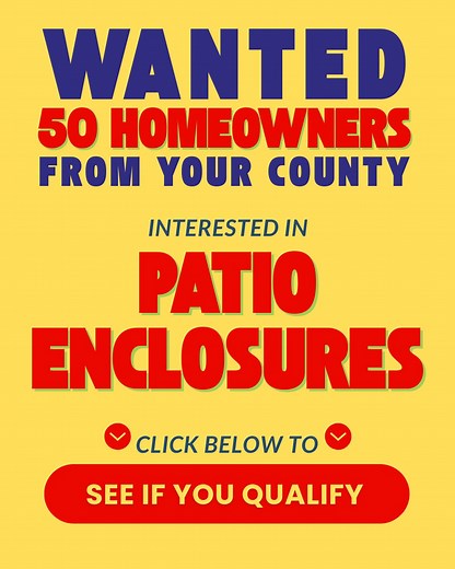 We’re looking for 50 homeowners who want local pricing deals on a brand-new patio enclosure this month! ✅ Trusted local installers ✅ 70 years of experience ✅ Huge savings Tap below to see if you qualify! | Champion Sunrooms