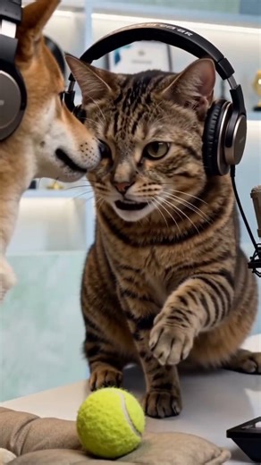 My cat's conspiracy theory about the robot vacuum is... SCARY#Shorts #FunnyAnimals #FunnyPetVideo