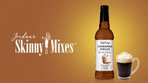Jordan's Skinny Mixes Syrups Sugar Free Coffee Syrup, Cinnamon Dolce Flavor Drink Mix, Zero Calorie Flavoring for Chai Latte, Protein Shake, Food and More, Gluten Free, Keto Friendly, 25.4 Fl Oz, 1 Pack