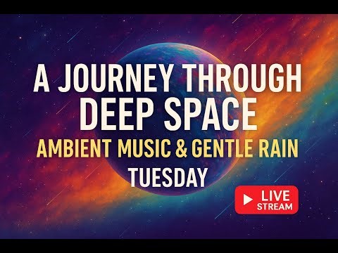 A Journey Through Deep Space Ambient Music, Cosmic Rain & Relaxing Space Visuals (Live Stream)