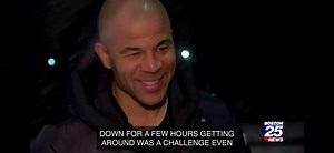 A local TV news station in Boston interviewed Jarome Iginla about a snowstorm without realizing who he was. 😂🌨 (🎥: TW/lukeknox) | Sportsnet