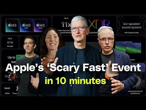 Apple's "Scary Fast" event in 10 minutes