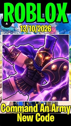 All New Command an Army Codes Roblox 13/10/2026