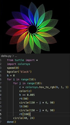 feather effect using python #education #shorts