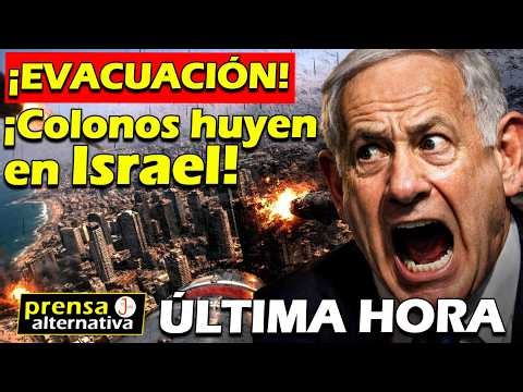 Alarma en Israel! Irán desató el ARMAGEDDON! 4 mil huyeron!