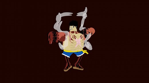 Gear 4 Luffy - Download Free 3D model by ᗰOᑎKEY ᗪ. ᒪᑌᖴᖴY (@KingOfThePirates)