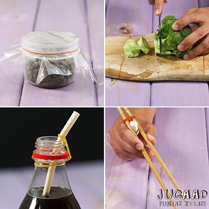 871K views · 5.4K reactions | 6 Awesome Rubber Bands Hacks | Jugaad | Facebook