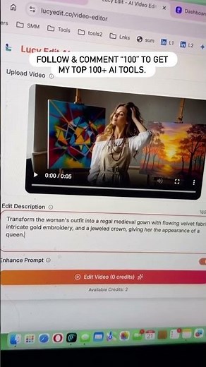 Use this AI tool to transform videos with just text prompts.