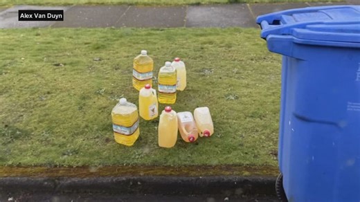 Portland man on a mission to track down who keeps dumping urine in his recycling bin