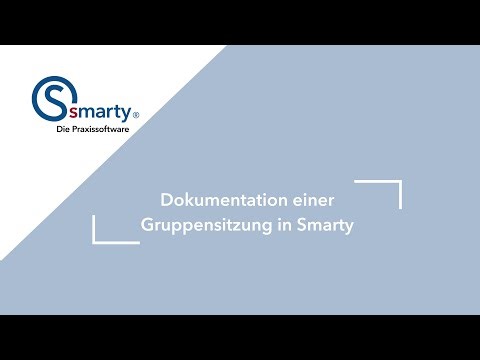 Dokumentation einer Gruppensitzung in Smarty