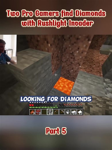 Two Pro Gamers find Diamonds with Rushlight Invade- Part 5#usa🇺🇸 #fypシ゚viral #viralvideo #animation