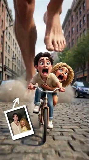 Md En 0209 大头小人大脚骑单车逃亡 欧美情侣 吴明洲4